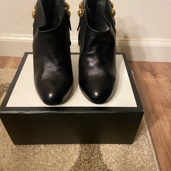 GUCCI Studded Booties Size 36.5 - Picture 2 of 5